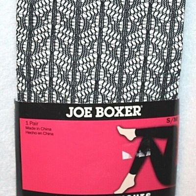 Joe Boxer Women's Black Footless Net Tights 1 Pair - Regular/Plus Size 1X/2X